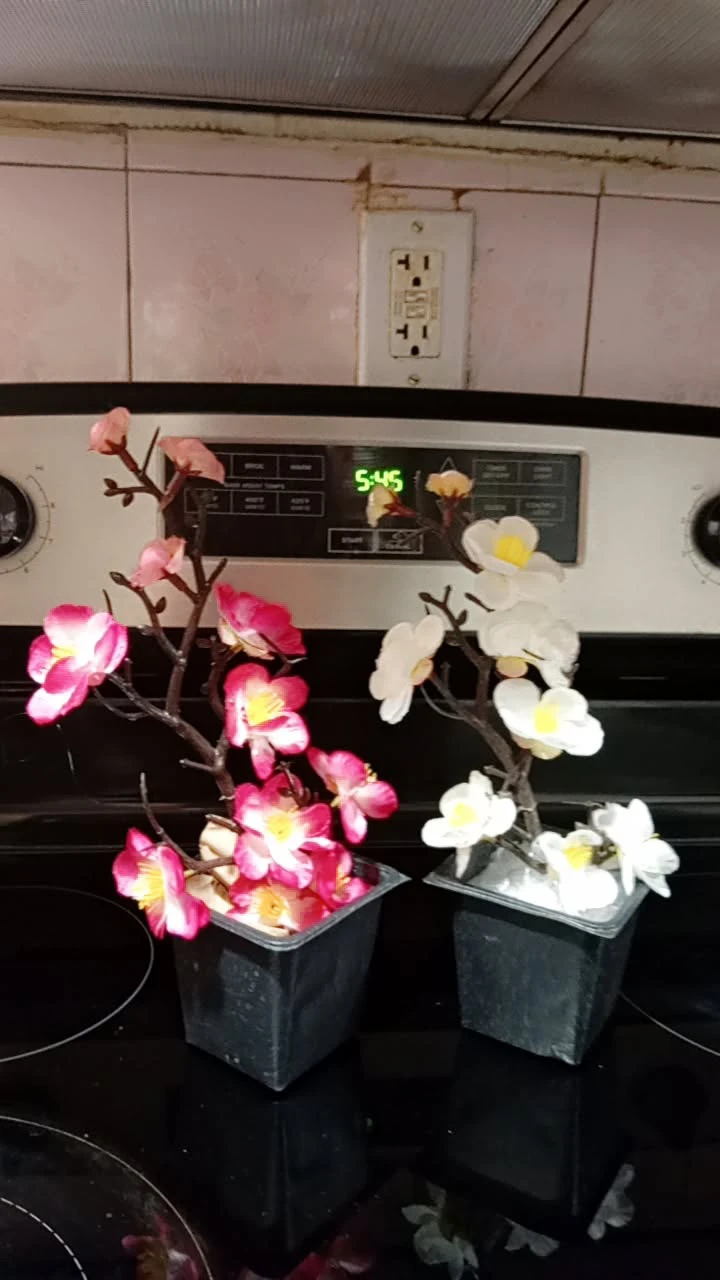 Set of Two Artificial Blossom Potted Plants - photo 3