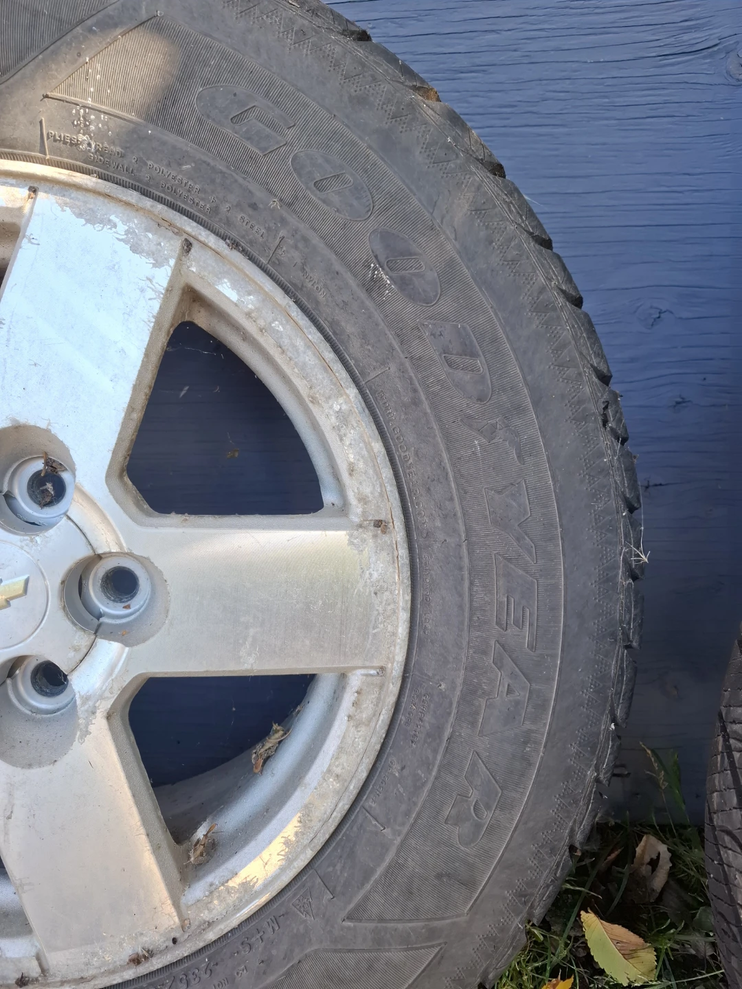 Goodyear UltraGrip Winter Tires with Chevrolet Rims