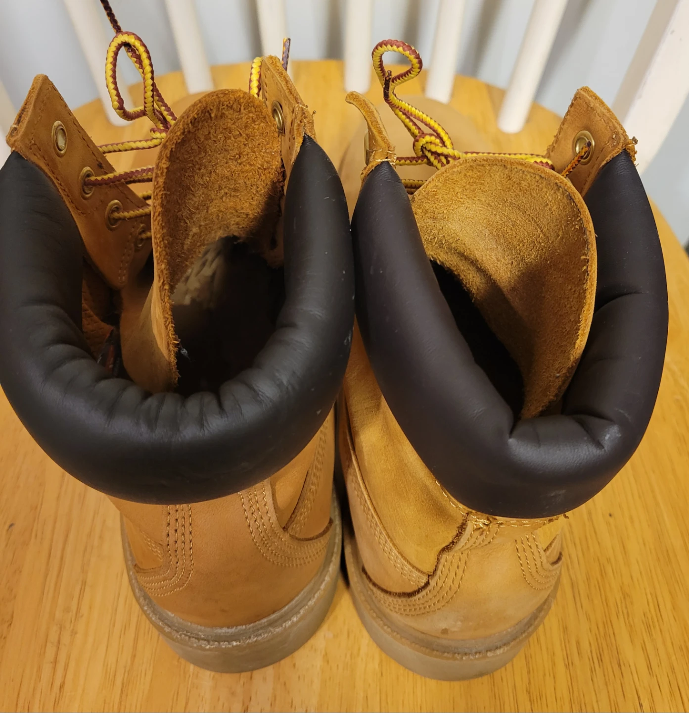 Timberland wheat 6" Mens boots Size 9.5 - photo 5