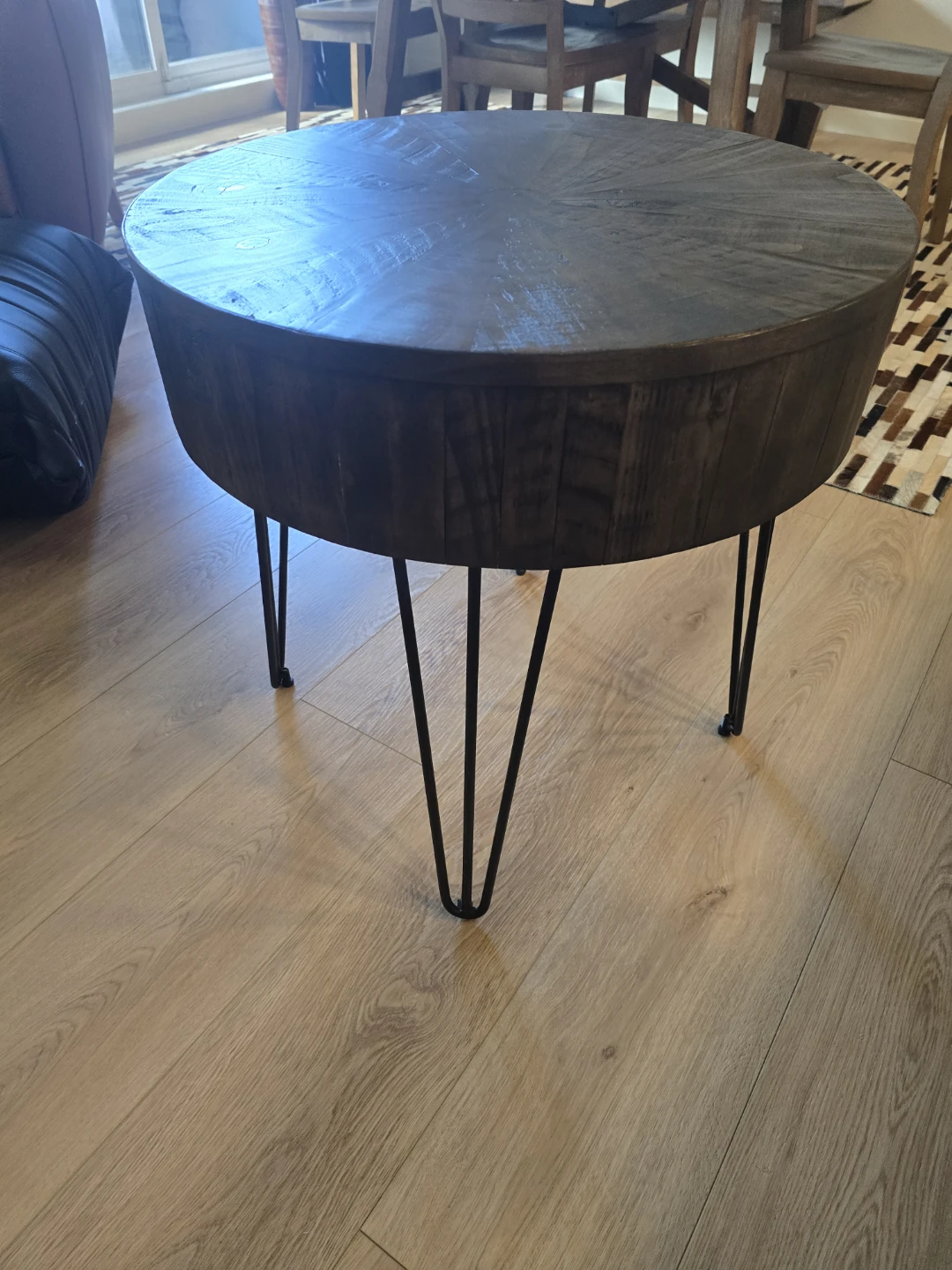 CRATE and BARREL RECLAIMED WOOD TABLE - photo 3