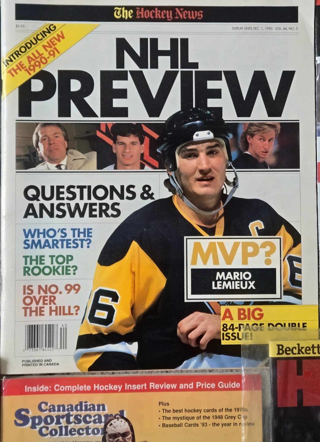 Vintage Hockey Promo & Magazines, Gretzky, Lemieux, Dryden - photo 2