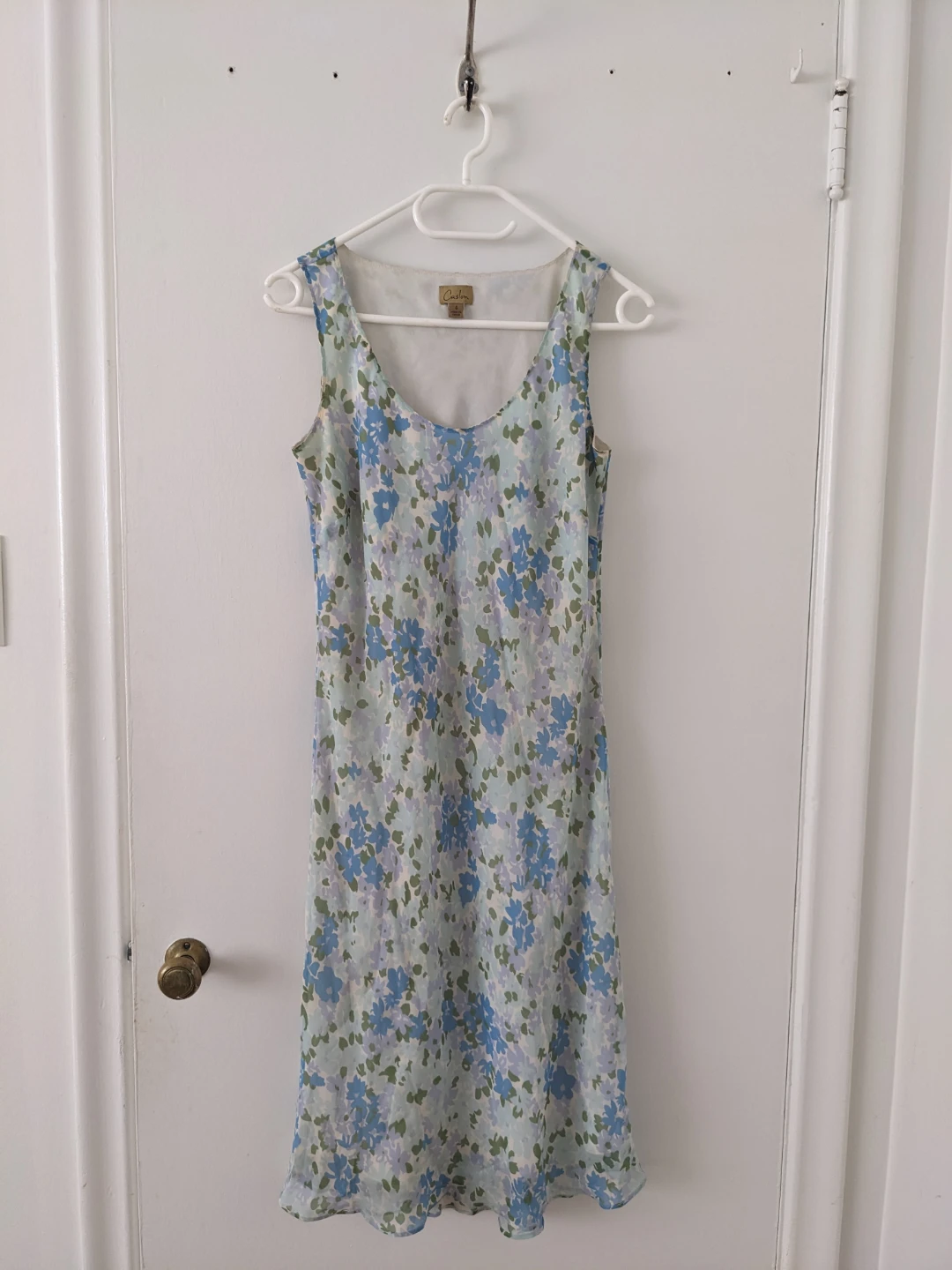 Vintage Floral Print Sleeveless Dress - photo 3