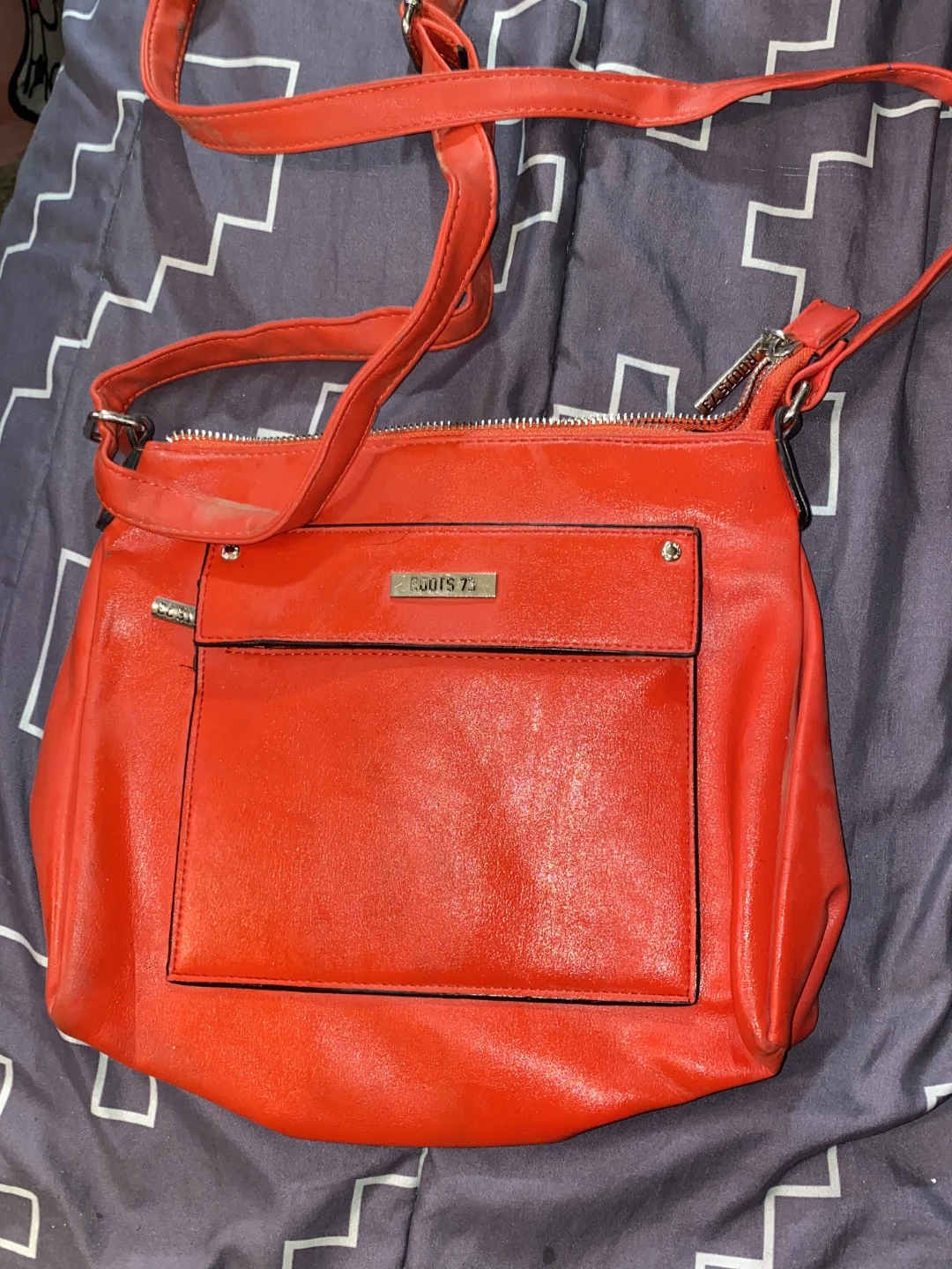 Roots 73 Red Crossbody Bag