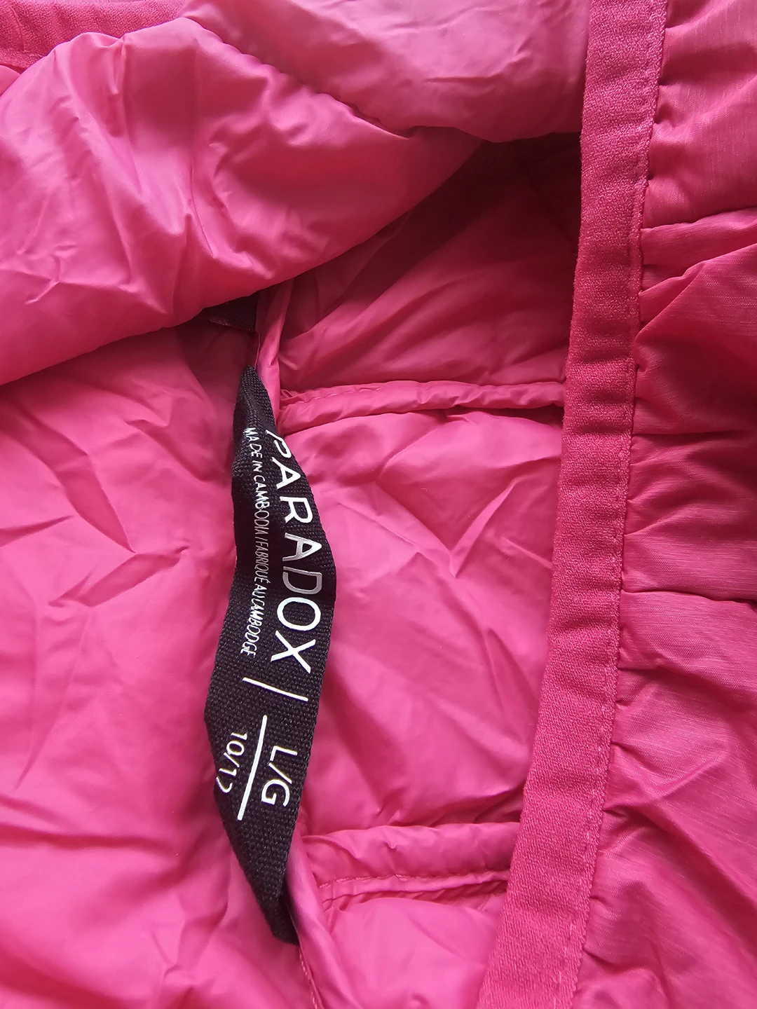 Paradox Kids Hooded Puffer Jacket - Pink - photo 5