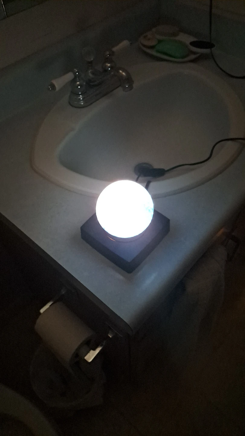 LED Bubble Sphere Night Light - photo 2