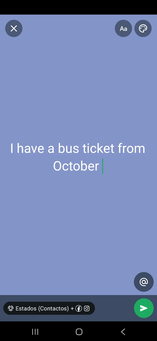 Adult bus ticket for October 2026