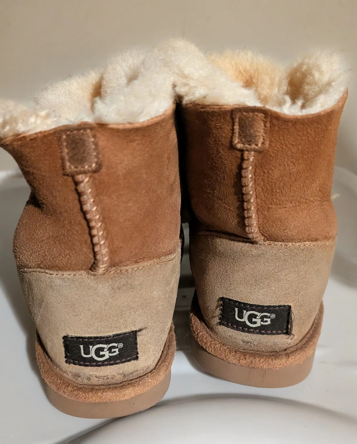 UGG Kids Brown Bow Boots Size 3