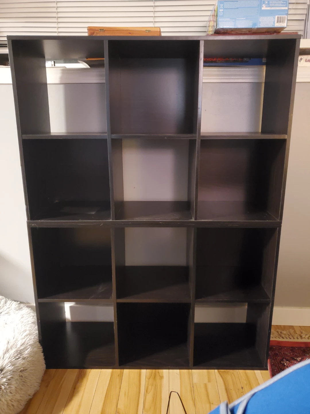 Black 12-Cube Storage Organizer