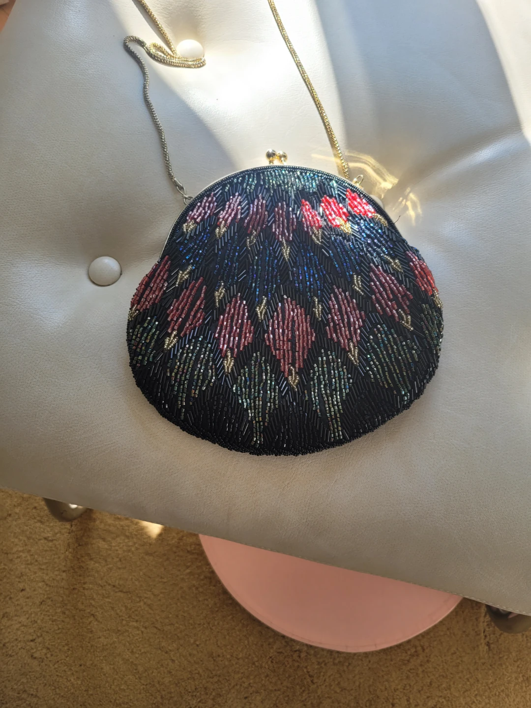 Vintage LA Regale Beaded Evening Clutch