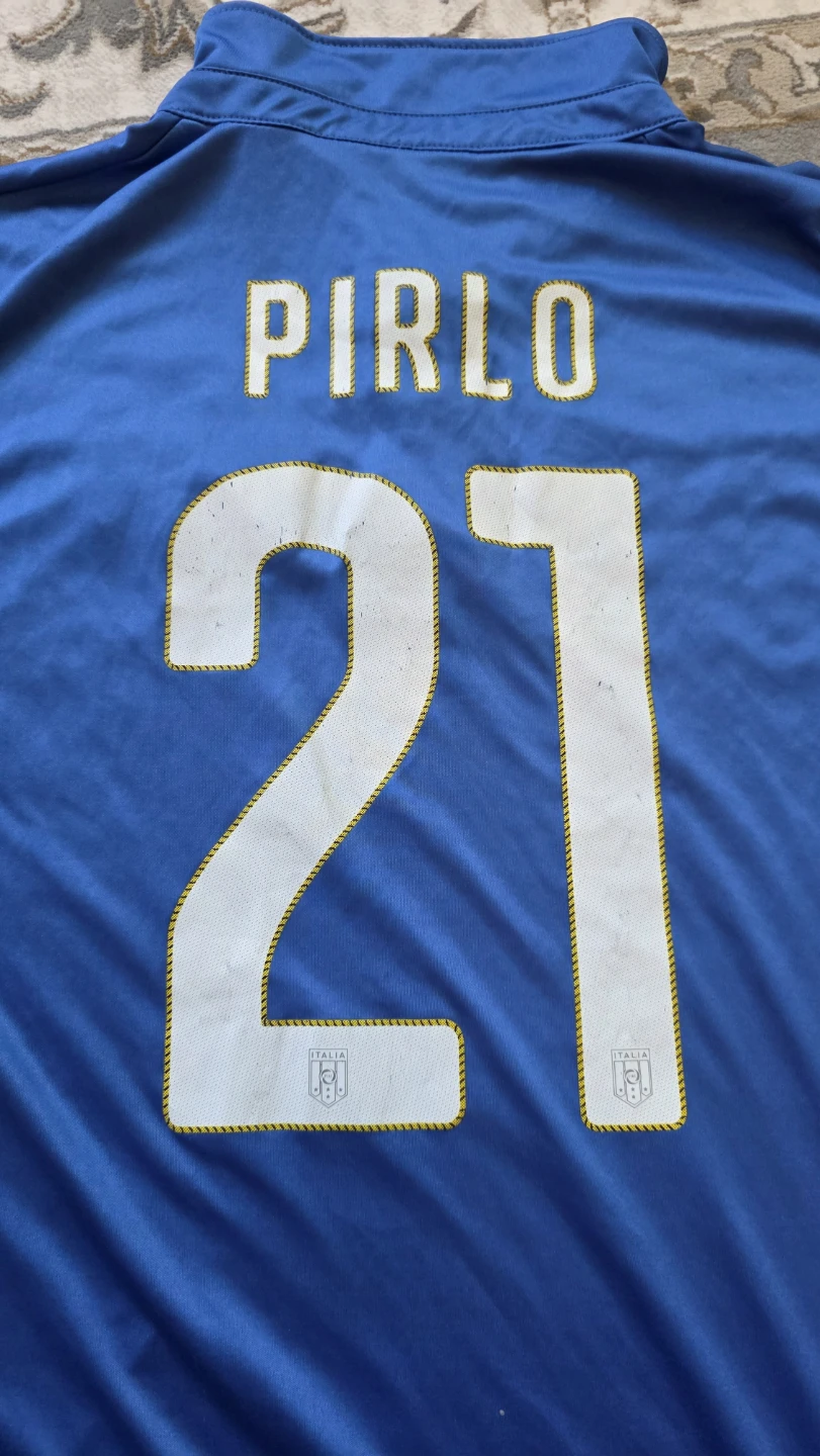 Pirlo #21 vintage 2014 Italy national team jersey