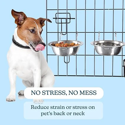 Petmaker Stainless Steel Hanging Bowl Set