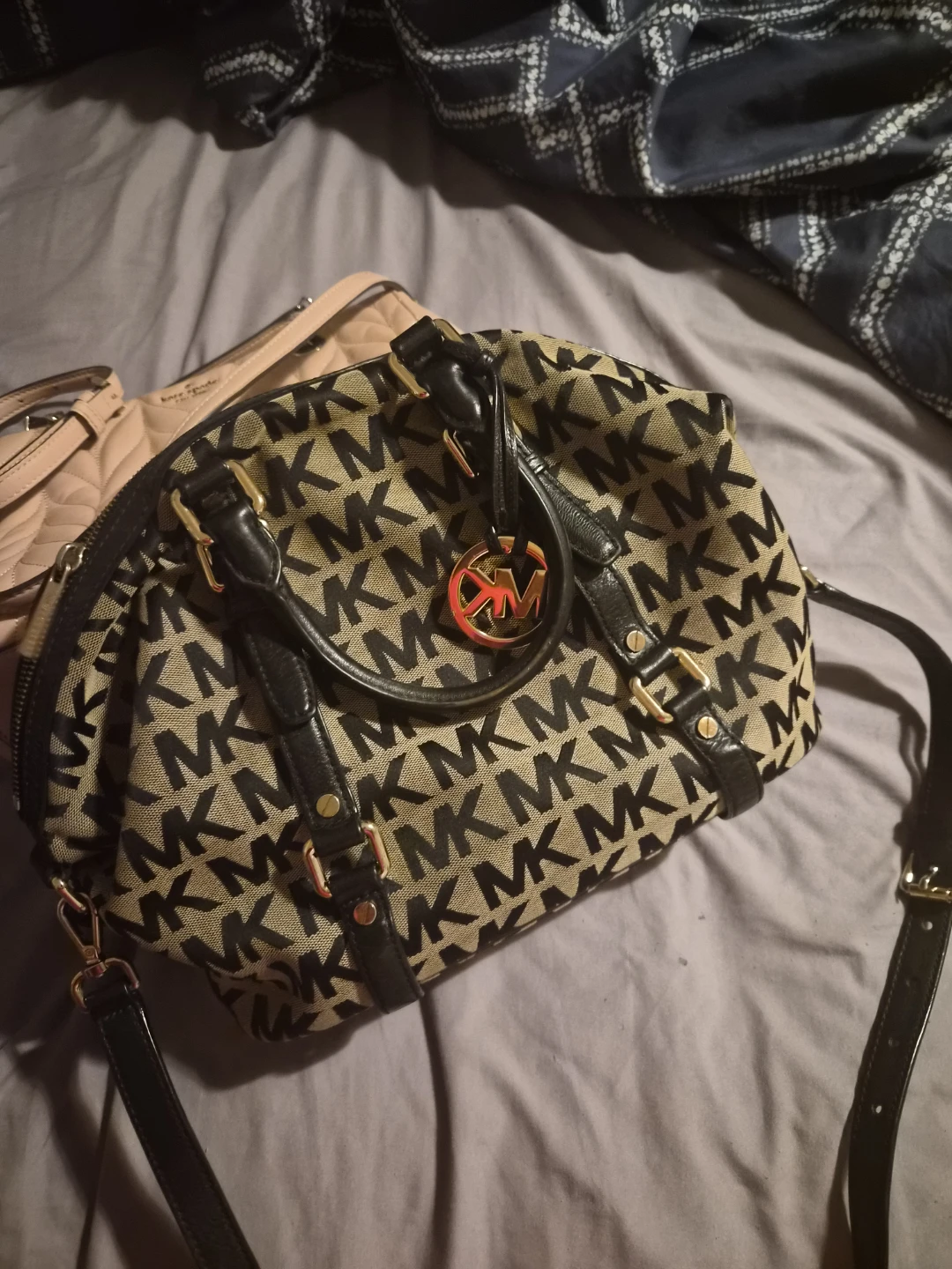 Michael Kors Logo Satchel Bag