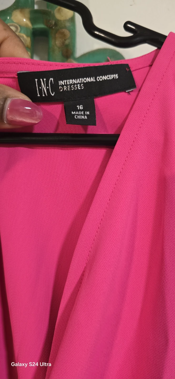 INC Pink Jumpsuit Size 16 - photo 4