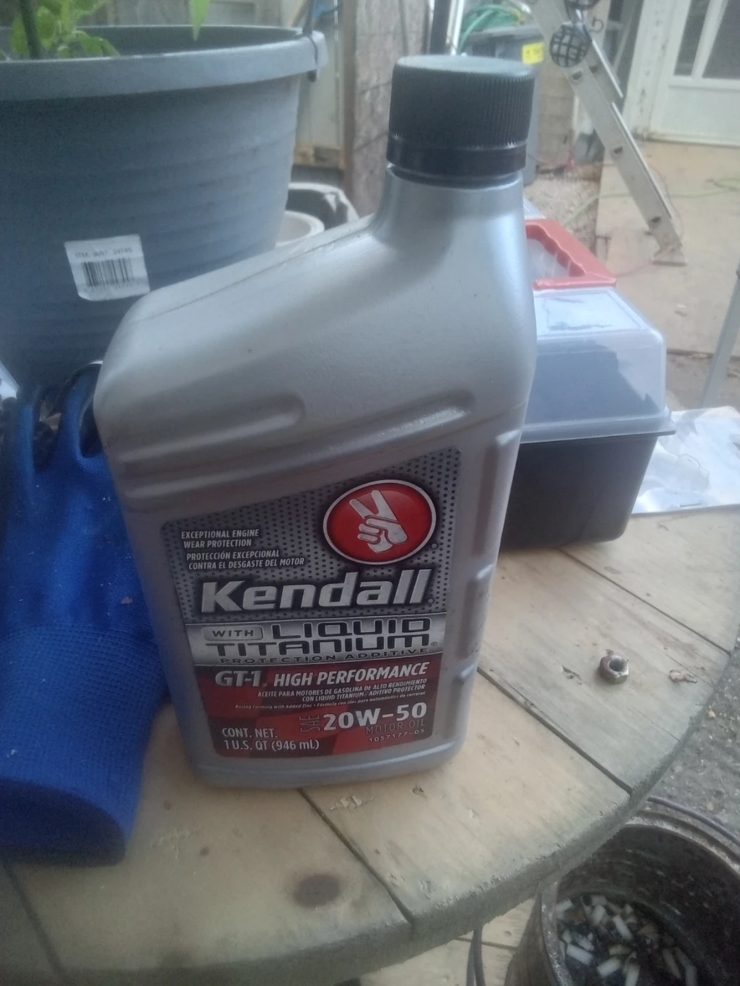 10 Bottles of Kendall GT-1 20W-50 Motor Oil