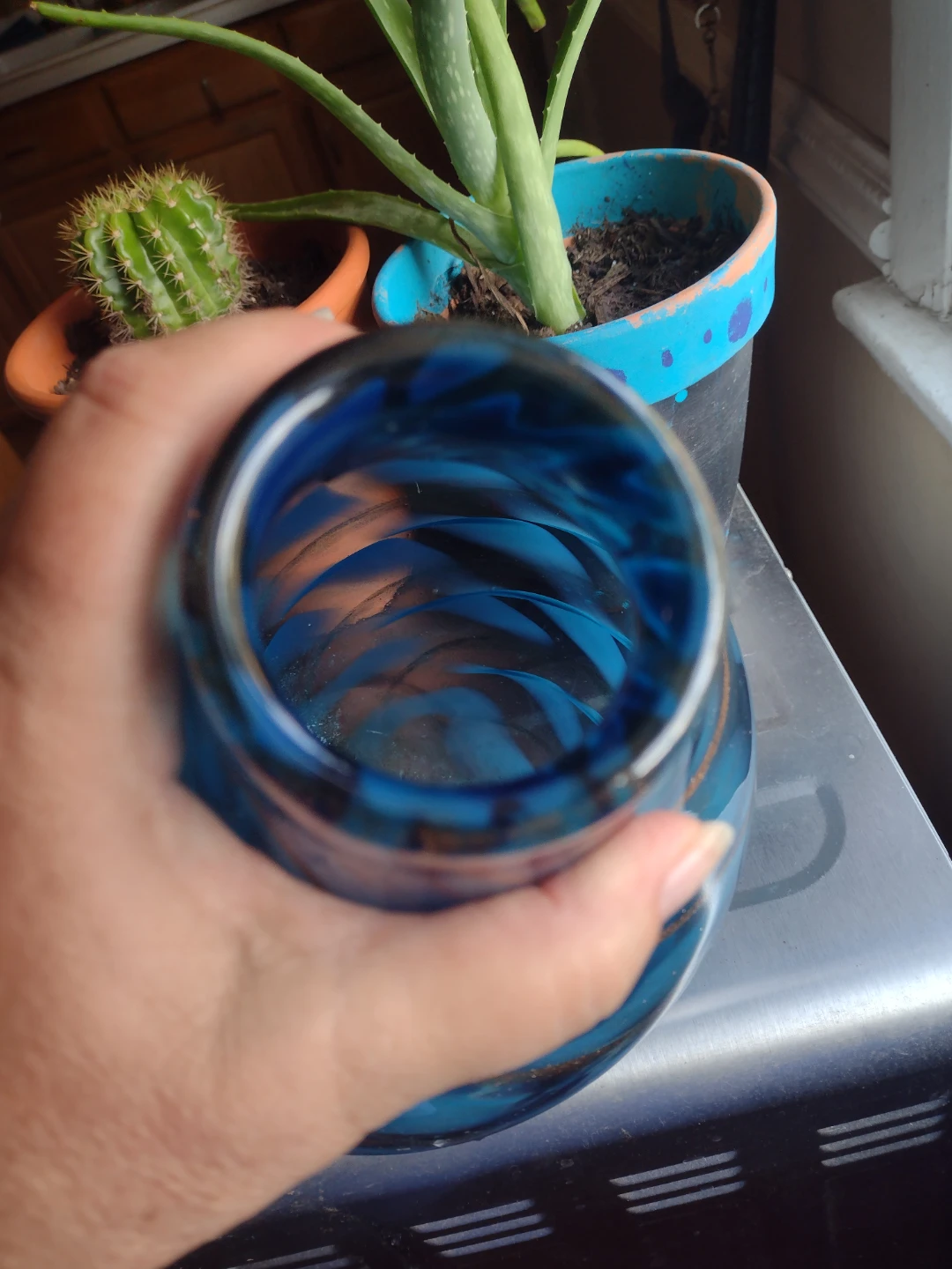 Lenox Seaview Swirl Bottle Vase - photo 4