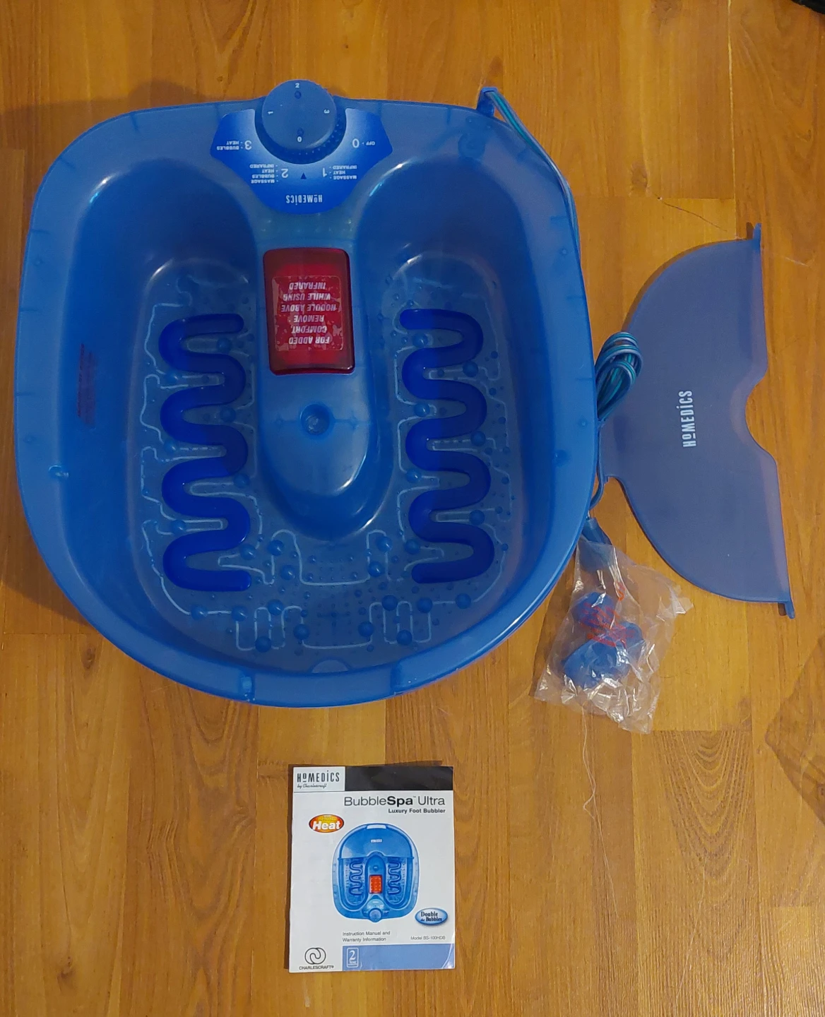 HoMedics BubbleSpa Ultra Luxury Foot Bubbler