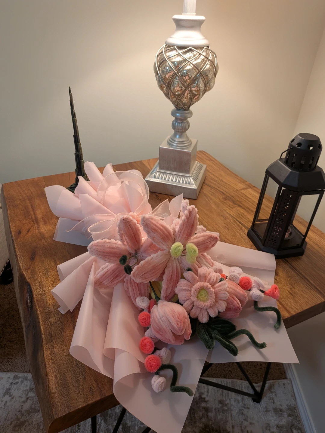 Nush customized Handmade Pipe Cleaner Flower Bouquet - photo 5