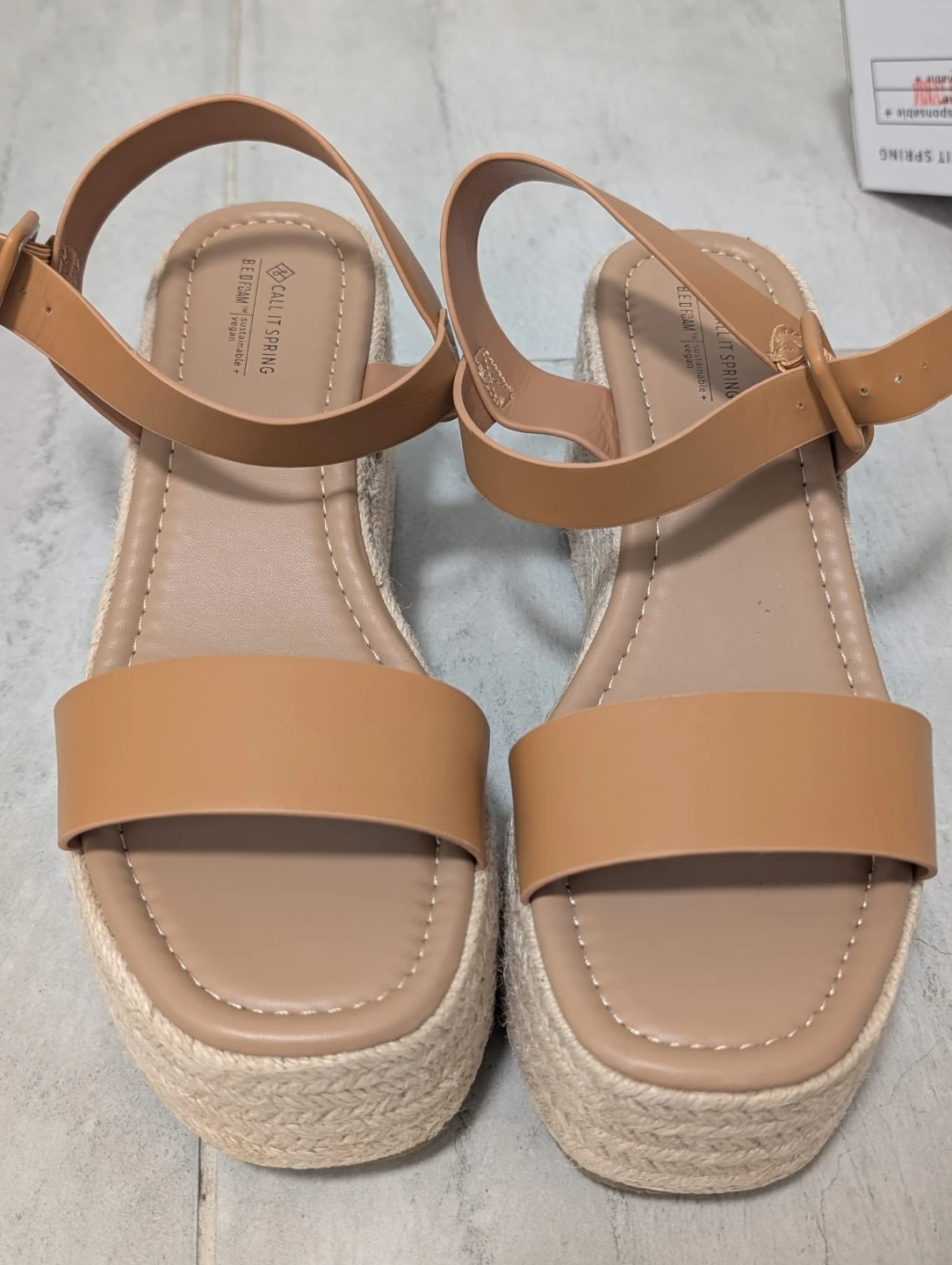 Call It Spring Tan Platform Sandals - photo 3