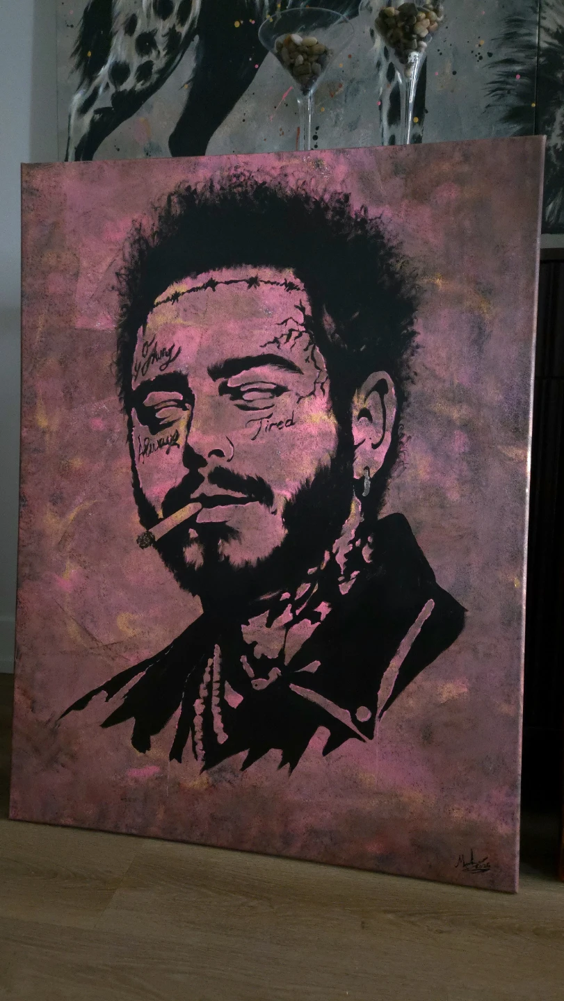 Post Malone Original Portrait Canvas Art