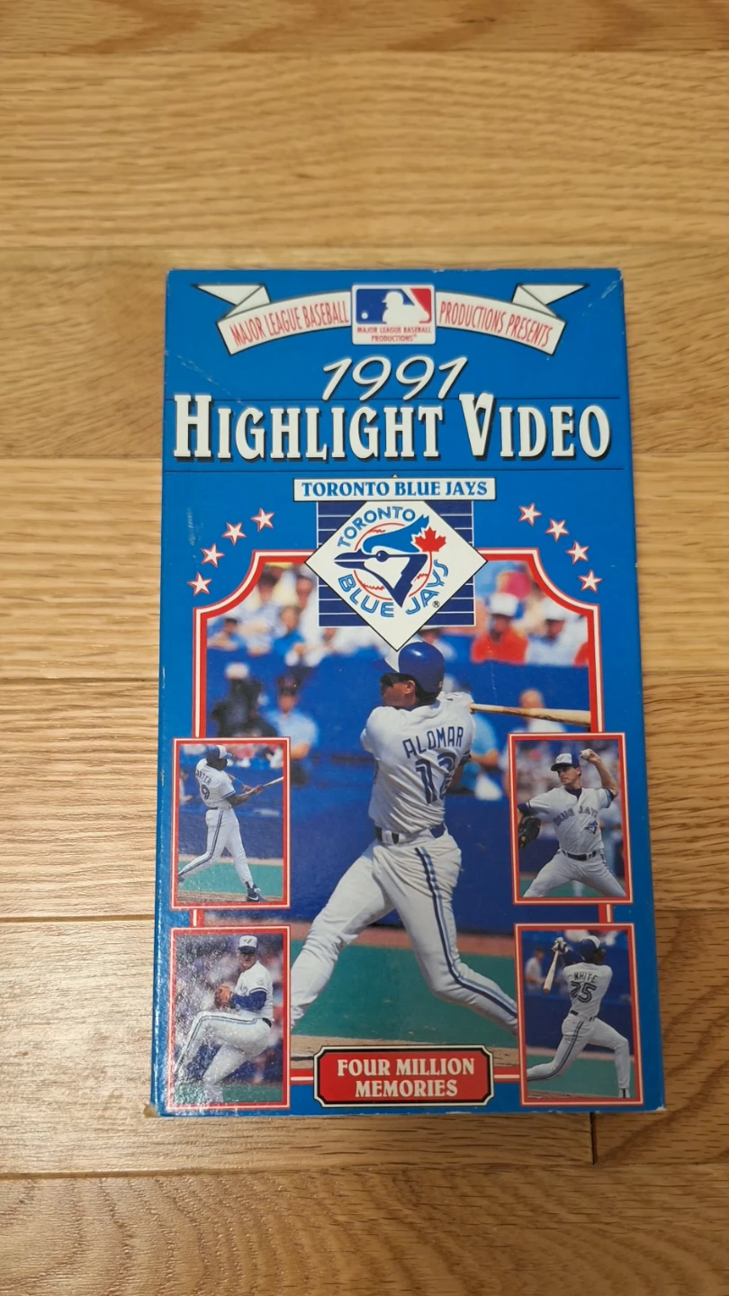 Toronto Blue Jays 1991 Highlight VHS Video Tape