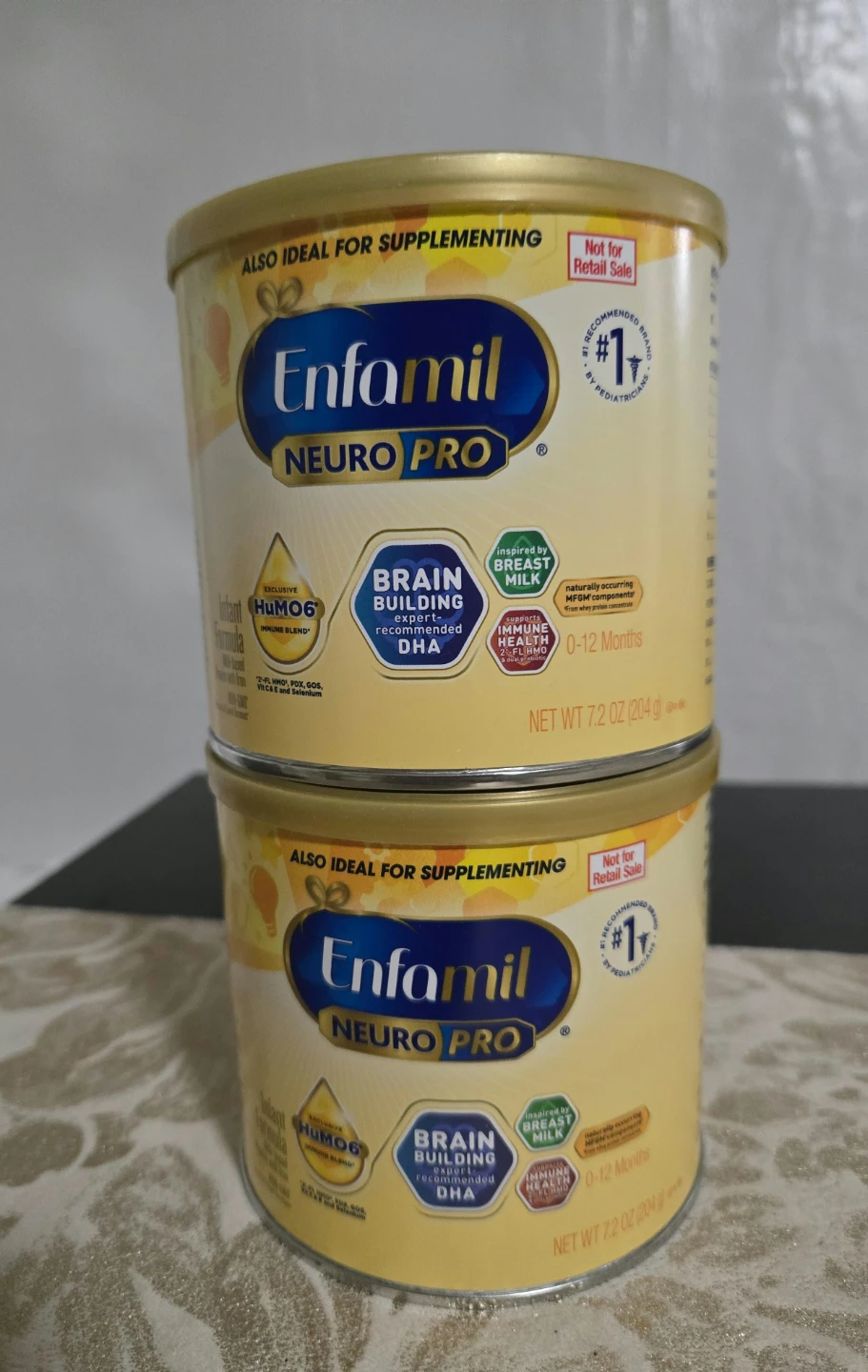 2 Cans Enfamil Neuro Pro Infant Formula