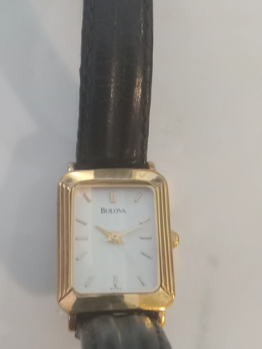 Bulova Gold-Tone Rectangular Watch - photo 2