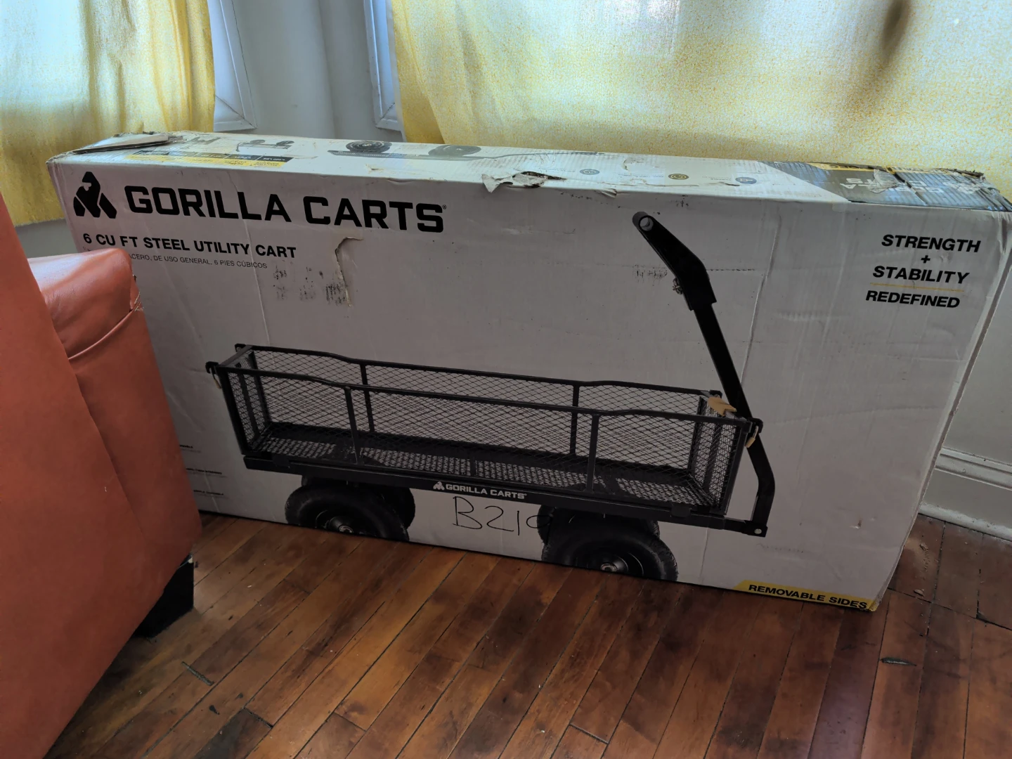 Gorilla Carts 6 Cu Ft Steel Utility Cart - photo 3