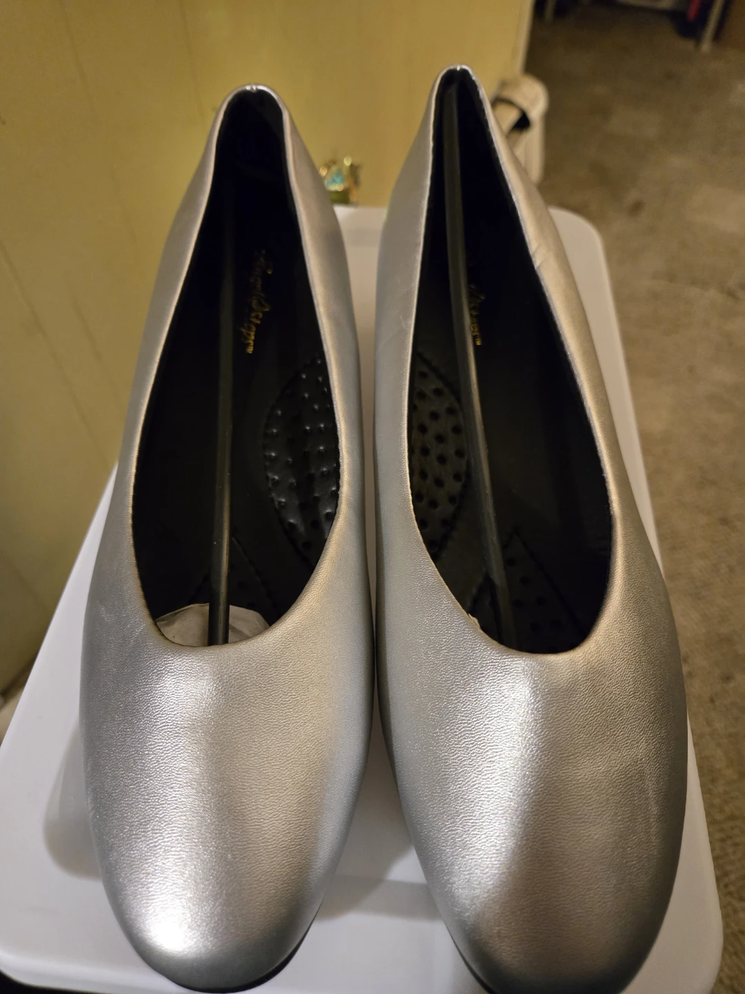 Easy Street Silver Heels