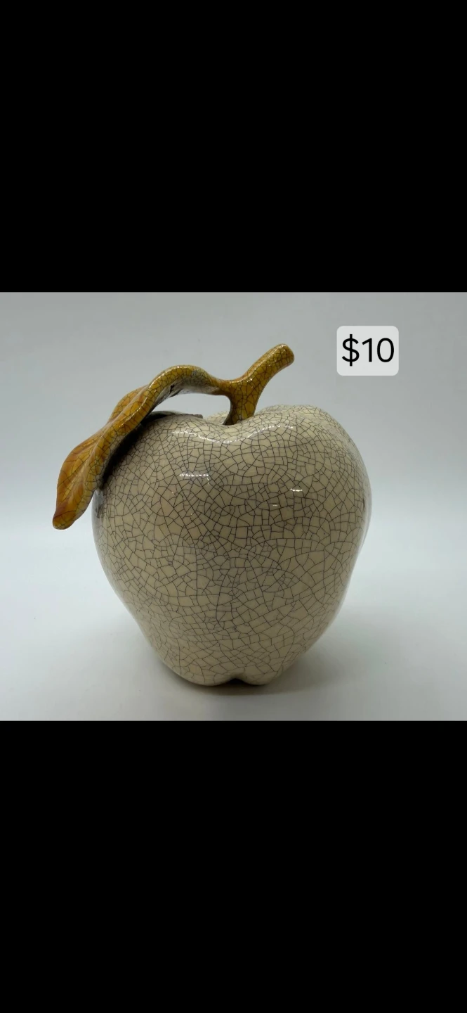 Ceramic Apple Decor