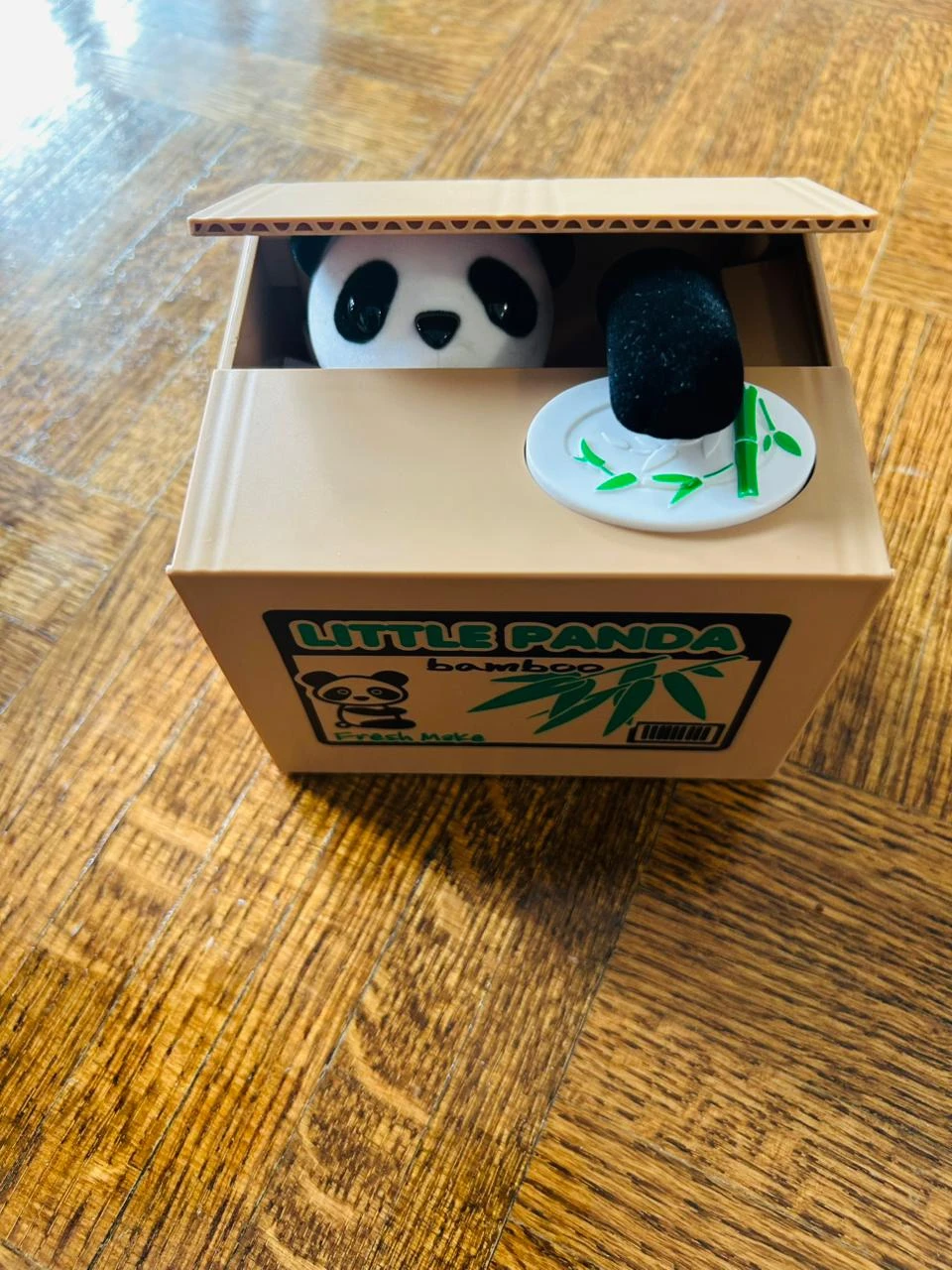 Little Panda Bamboo Coin Bank - photo 3