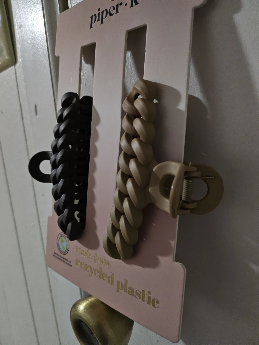 Piper K Eco-friendly Chain Link Hair Claw Clips (2-Pack) - photo 3