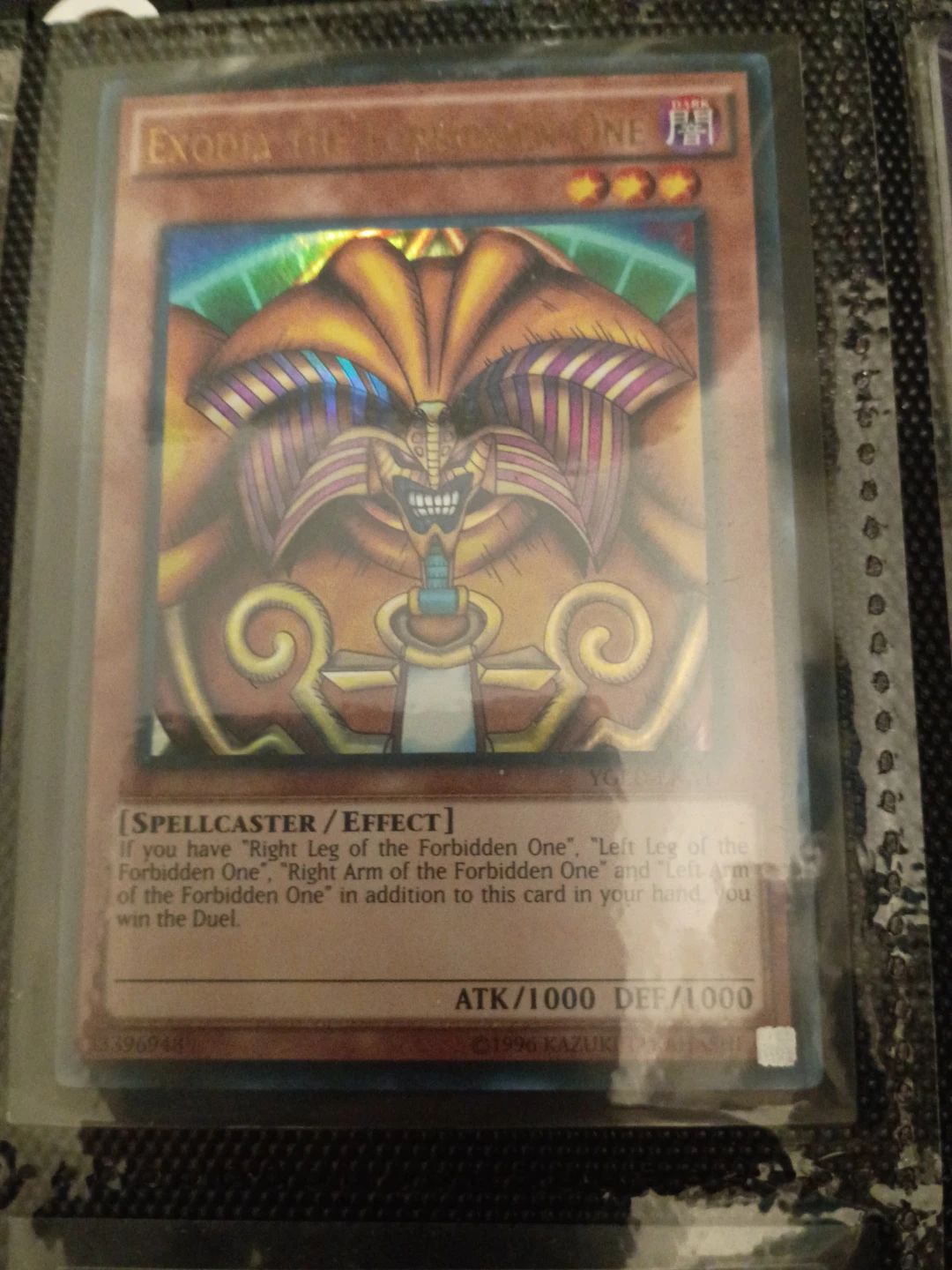 Yu-Gi-Oh! Exodia the Forbidden One Card🏈