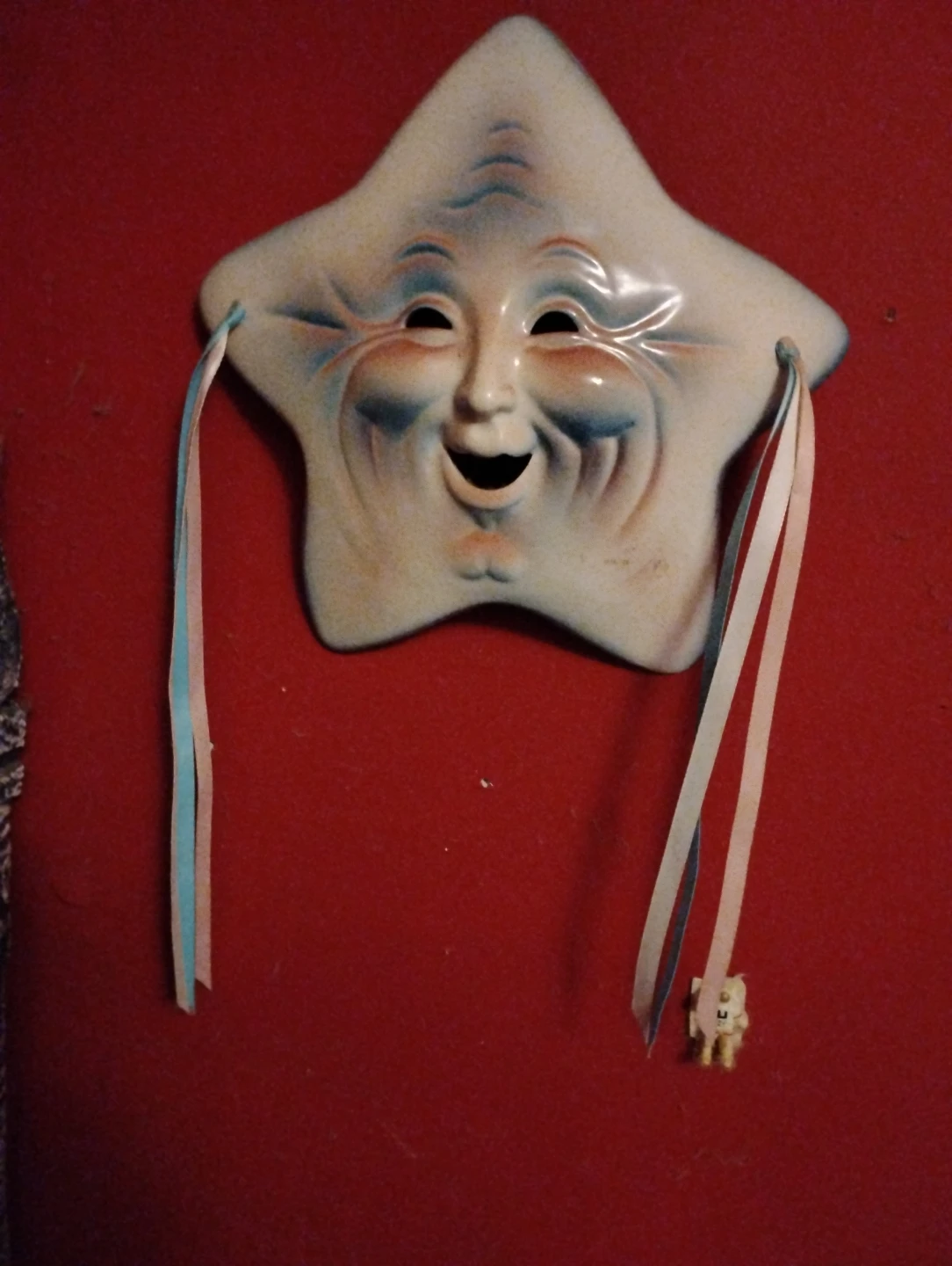 Ceramic Star Face Wall Mask Decoration