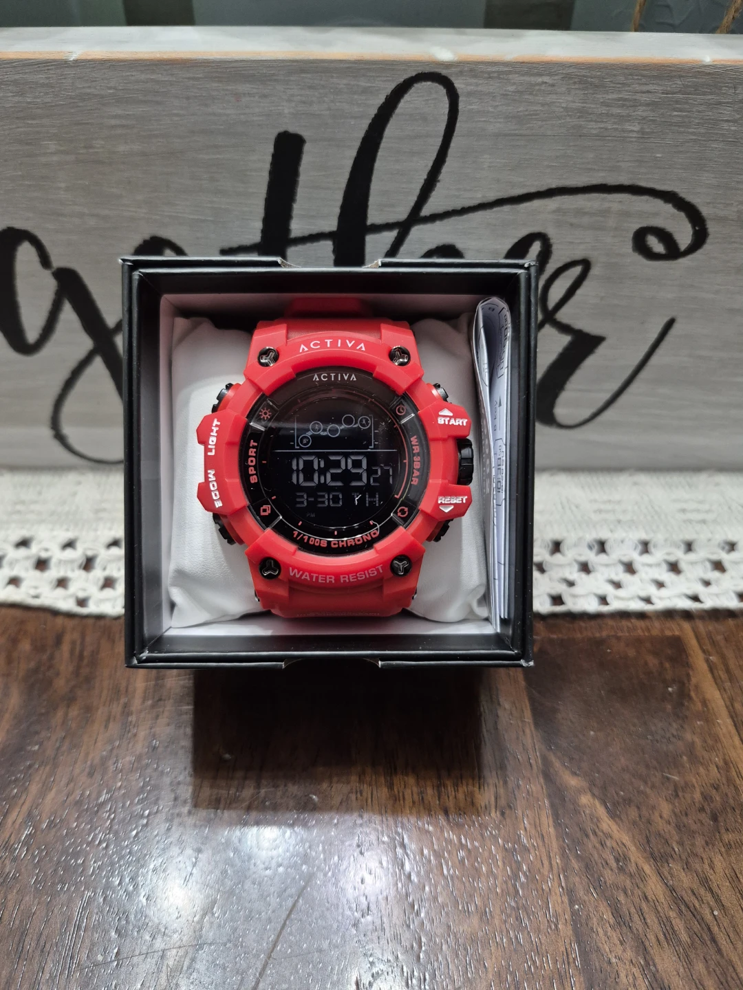 Activa By Invicta 50mm Digital Unisex Watch Red ACW8082-032
