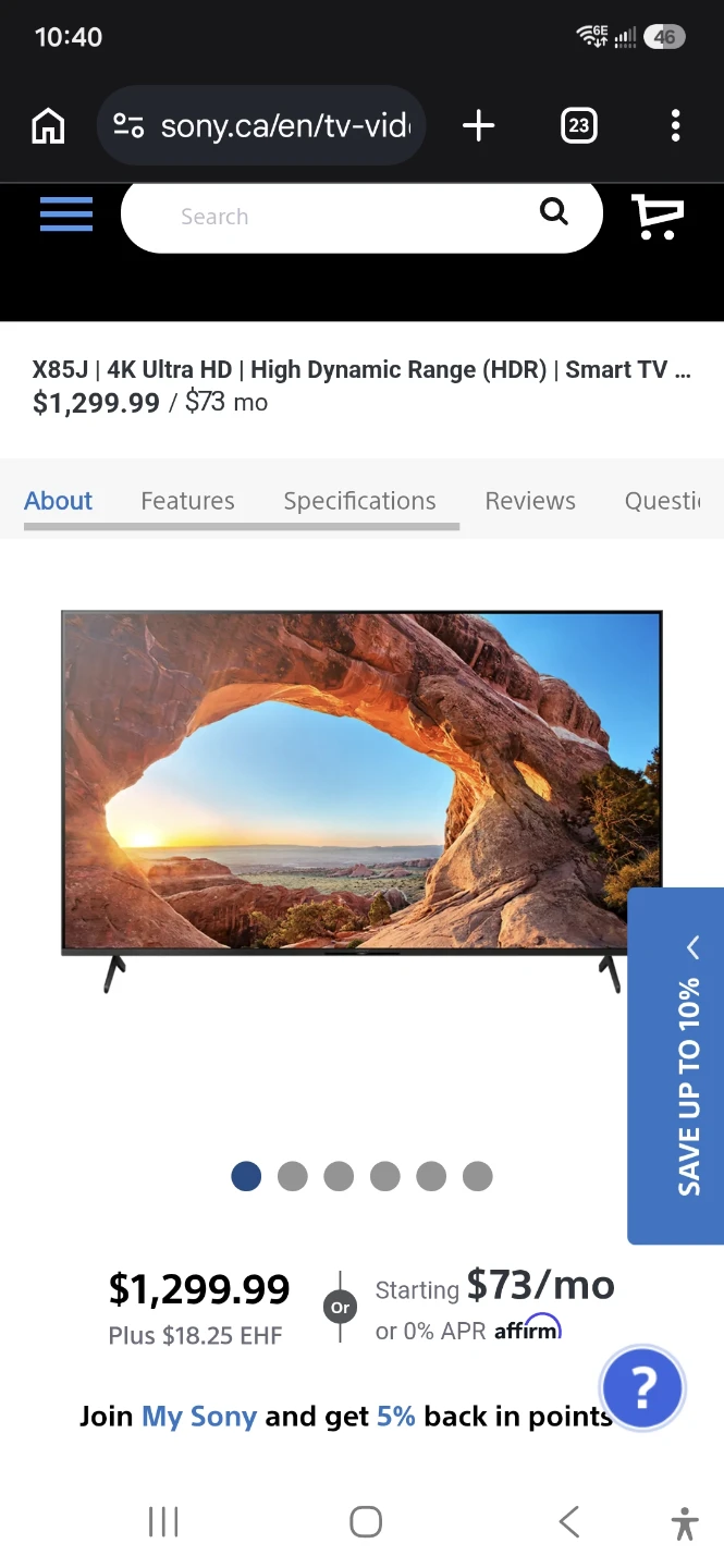 Sony X85J 4K Ultra HD Smart TV - photo 2