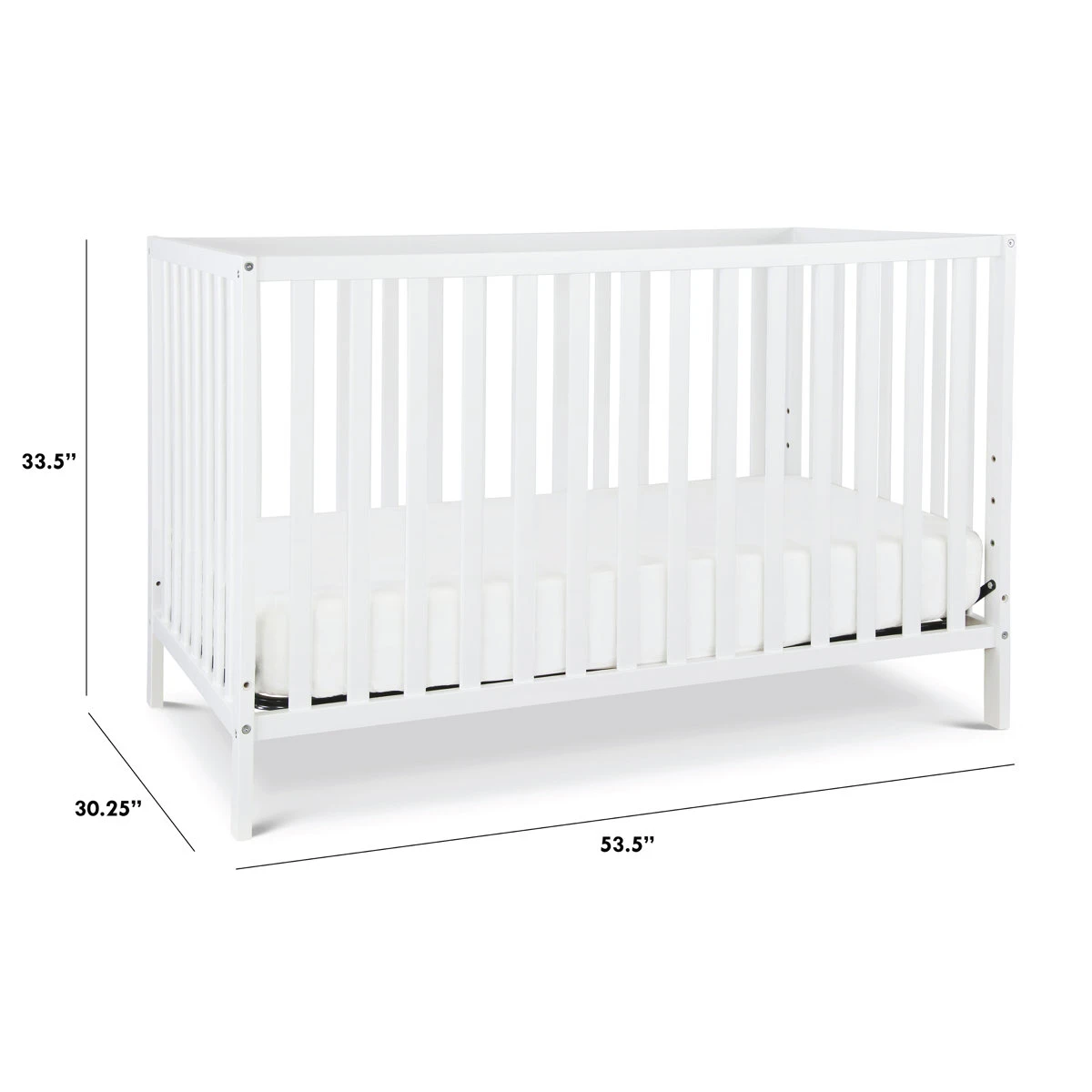 DaVinci Union 4-in-1 White Crib - photo 3