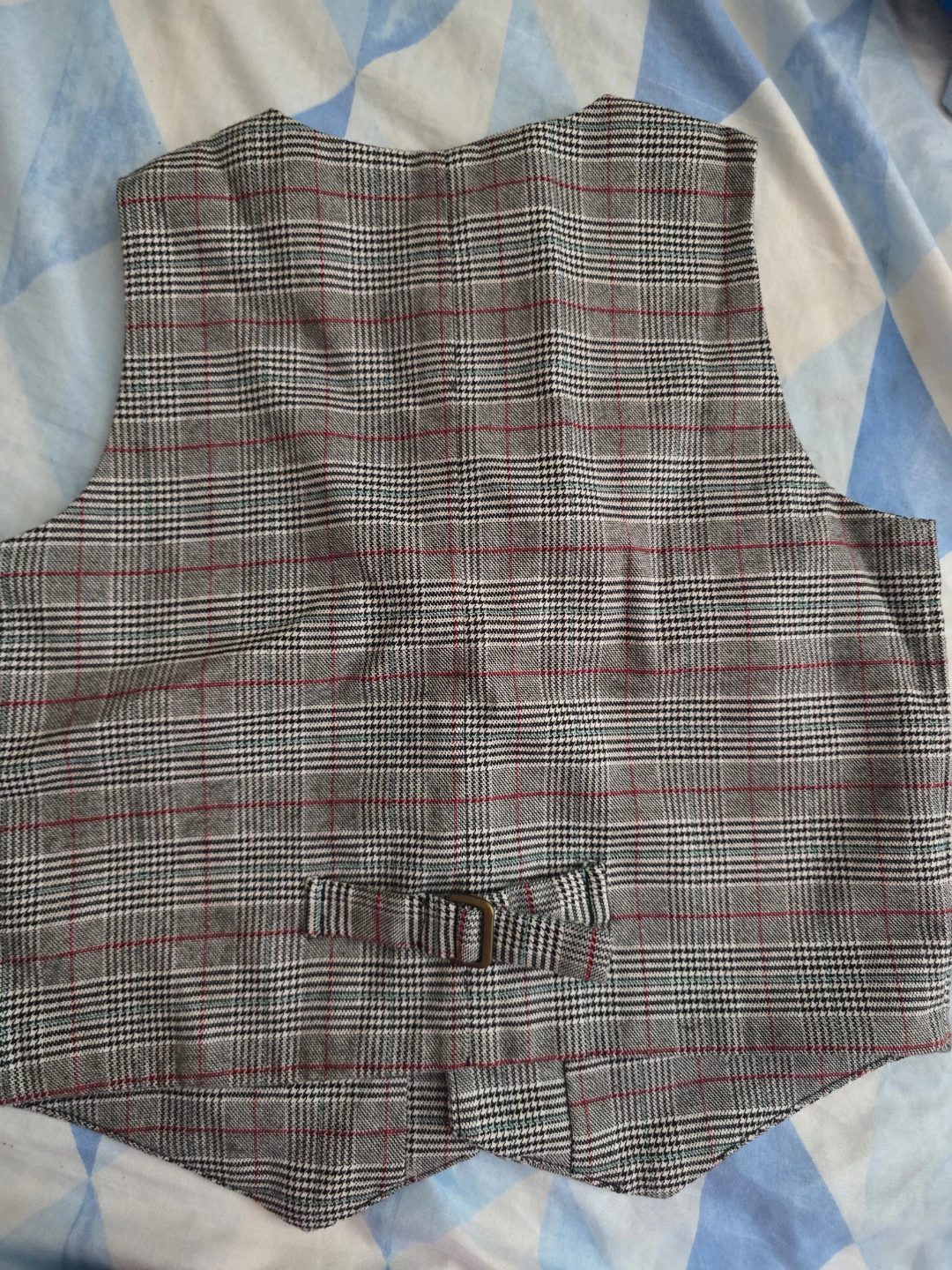 Gymboree Plaid Vest - Size 8 - photo 3
