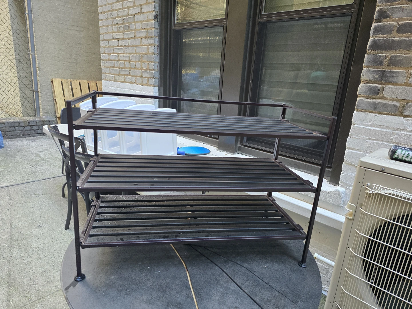 Three-Tier Metal Shoe Rack - photo 2