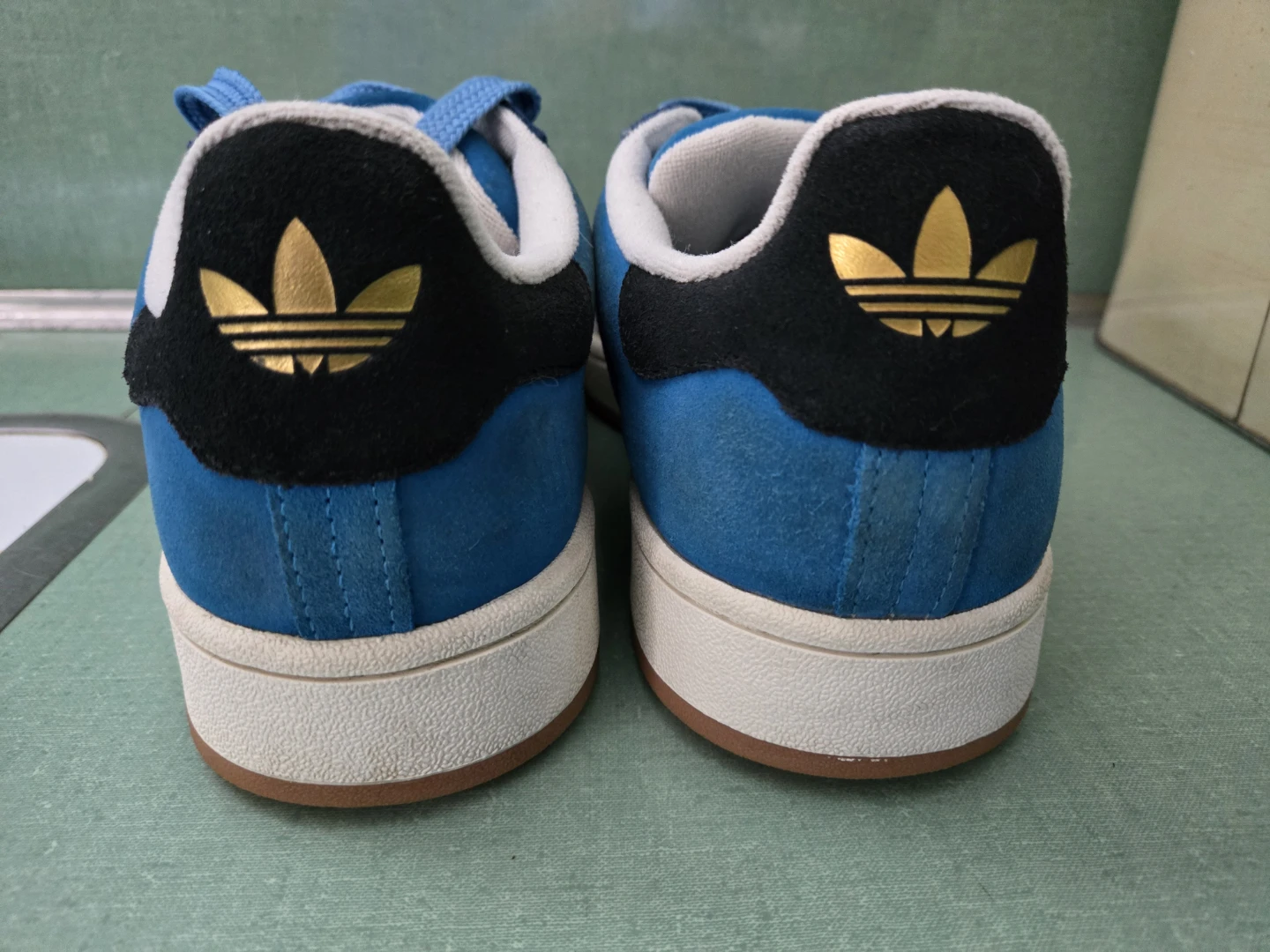 Adidas * CAMPUS Sneakers * BLUE SUEDE * Size 9.5 - photo 4