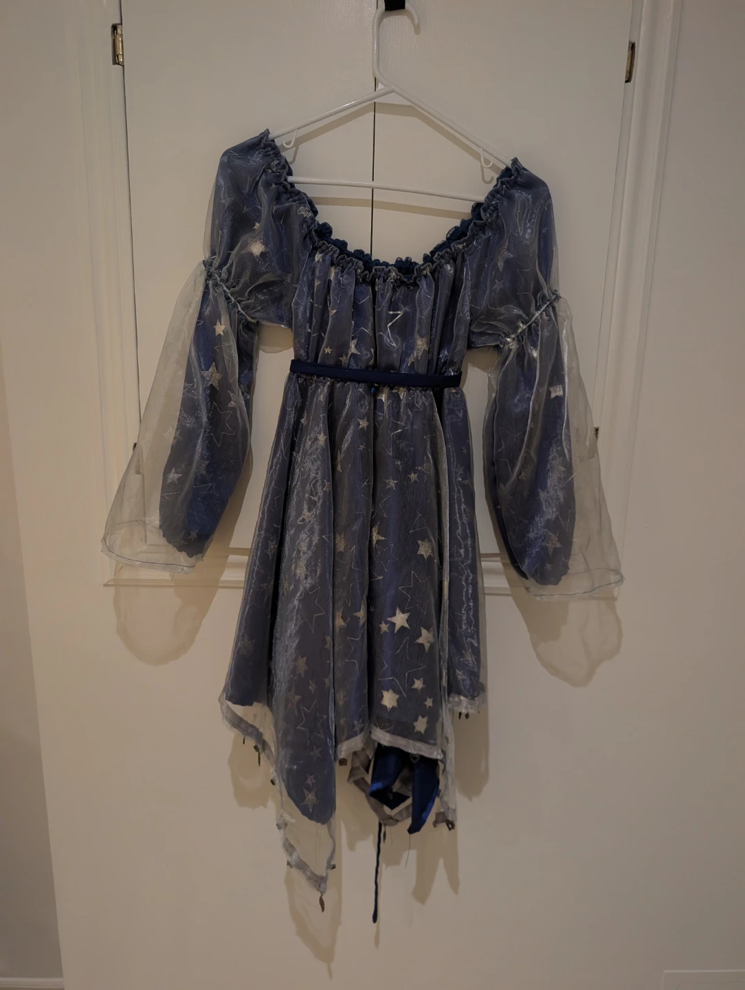 Blue Star Print Gypsy Dress dress size child 8-10