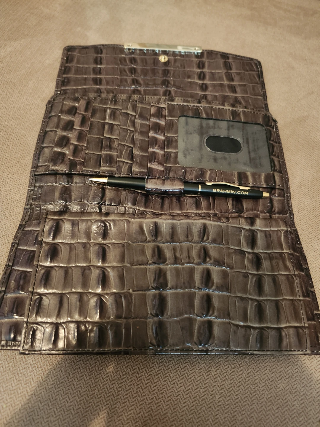 Brahmin Leather Handbag and Matching Wallet Set - photo 4