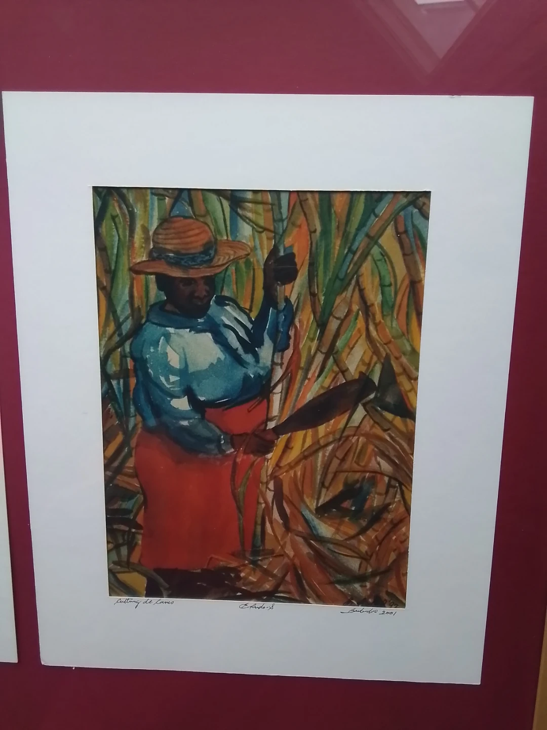 Original 2001 Barbadian Watercolors by Eric "E-Rudo-S" Stewart - photo 5