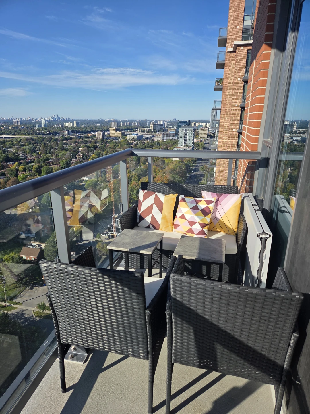 Wicker Patio Set with Cushions