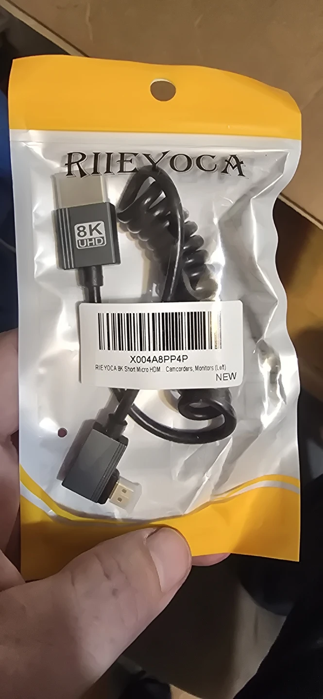 Riiyoca 8K Micro HDMI Cable for Camcorders