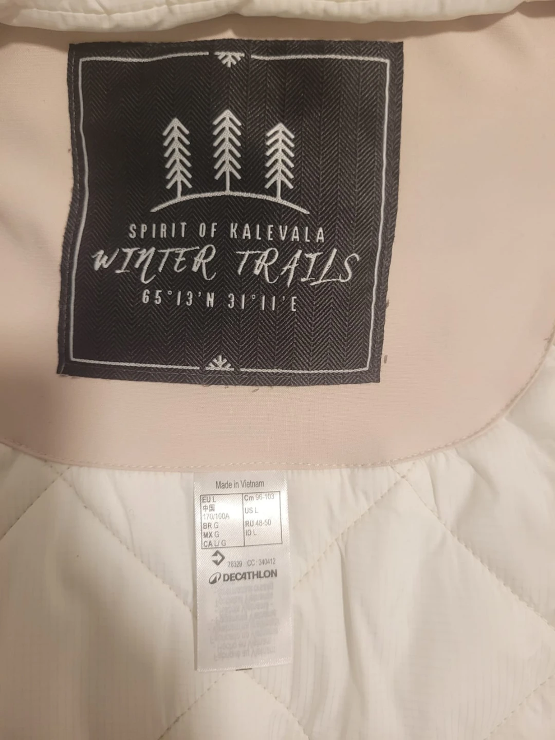 Decathlon Winter Trails Parka - Light Pink - photo 3