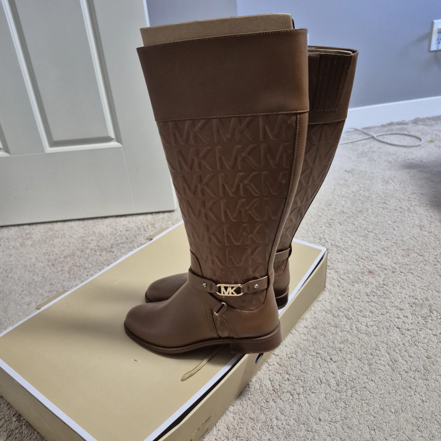 Michael Kors brown tall boots
