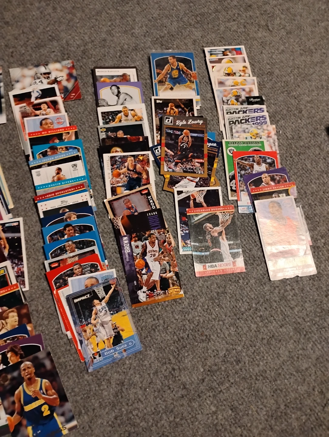 Assorted NBA and NFL Sports Trading Cards - photo 3