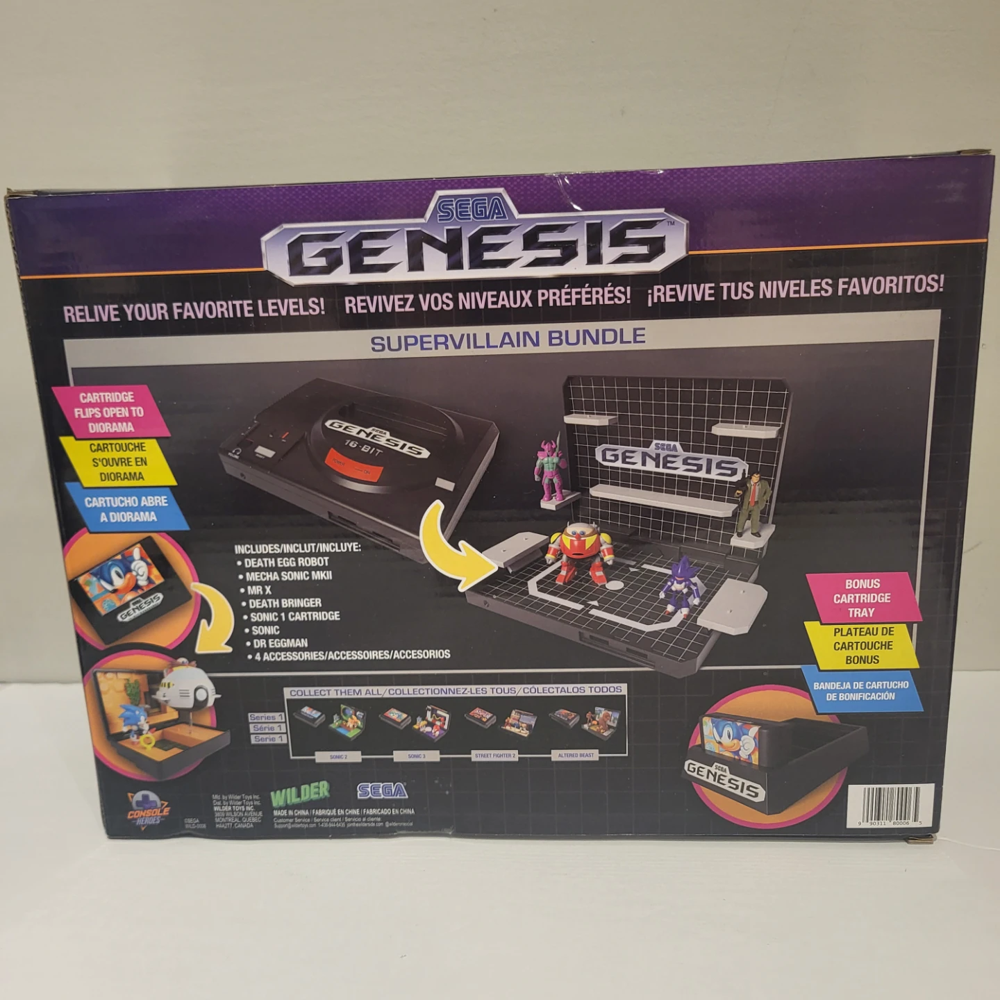 Sega Genesis Supervillain Bundle Diorama Set - photo 2