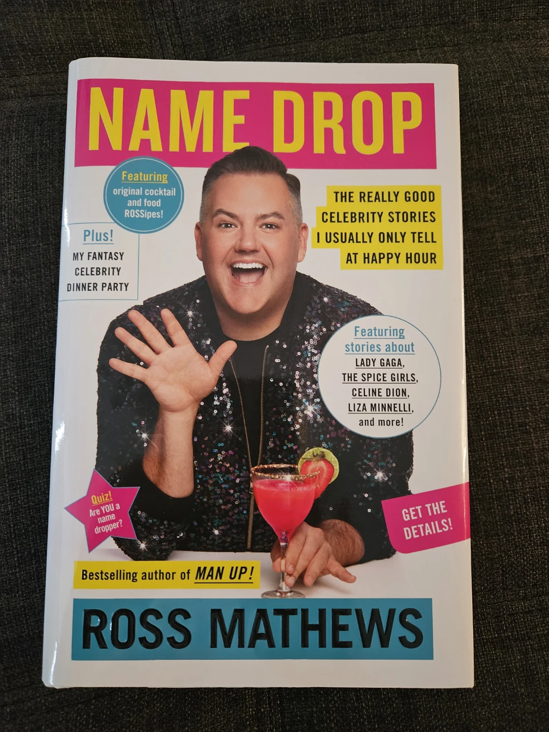 Name Drop by Ross Mathews Hardcover Book