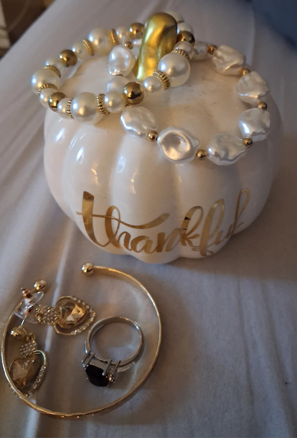 Heart Earrings and Ring Set
